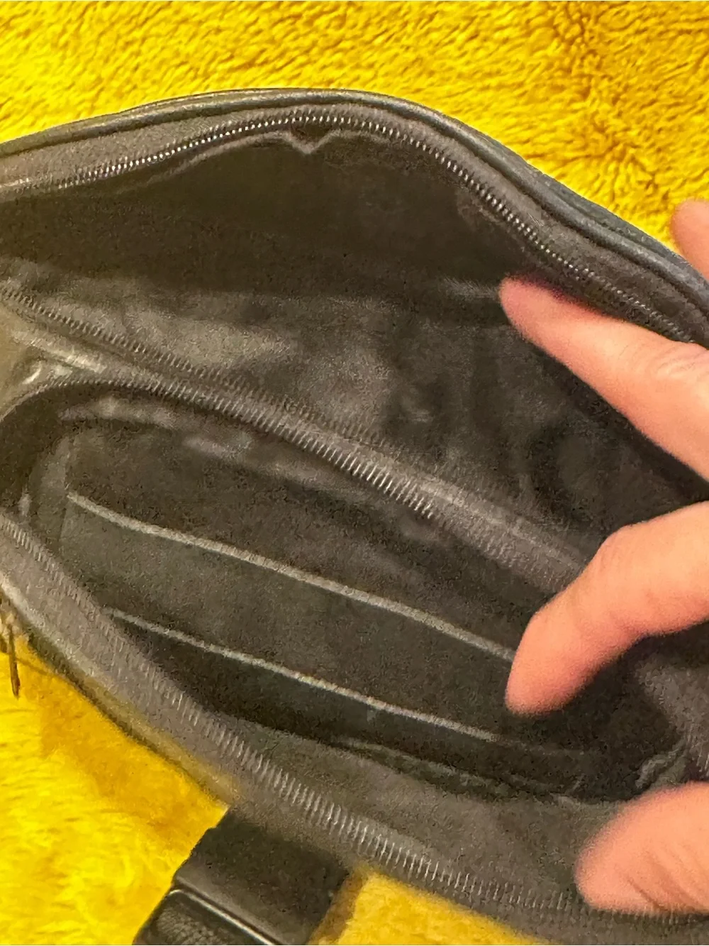 Toni Genuine Leather Fanny Pack Waist Bag Multi Pockets Black Retro Adjustable